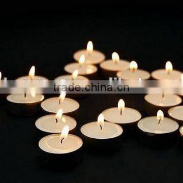 N536 White Color Tea Light Type Tin Candles photo-2