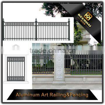 Powder Coated Cast Aluminum Decorative Villa Outdoor Metal Garden Fencing