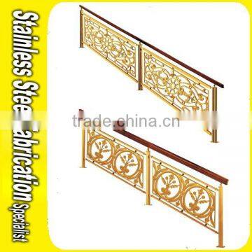 New Design Carving Decorative Stair Aluminum Stair Railing Indoor Baluster photo-6