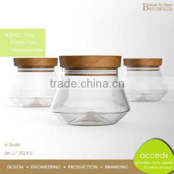 Wholesale Airtight Glass Jar For Food Candy With Handle photo-4