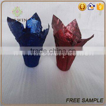 high quality golden fabric wholesale flower pots