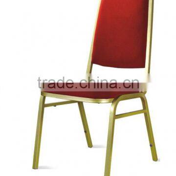 hotsale cheap red fabric padded hotel used steel banquet chairs LQ-A911