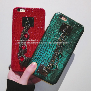 Imitation PU Leather Back Cover Diamond Mobile Phone Cases for IPhone7/7Plus/6/6s/6plus/6splus Cell Phone Housing shell photo-5