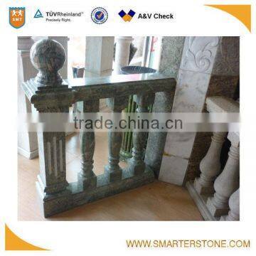 Multy dragon green granite handrail balustrade railing for stairs