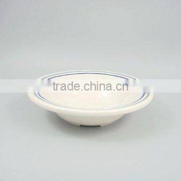Hotel White Round Melamine Sauce Plate