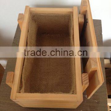 2016 Hot Sale Wooden Gift & Craft Industrial Use and Handmade Feature Wine Box photo-3