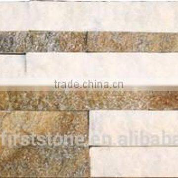 FSSW-332 White And Rusty Quartz Cheap Stone Veneer