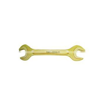 al-cu alloy double open end wrench /spanner explosion proof