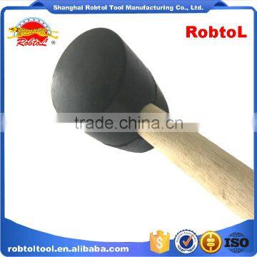 16oz Rubber Hammer Double Face Two Way Mallet Plastic Nylon Head