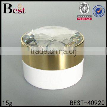 Plastic Cream Sample Jars Cosmetic Acrylic Packaging Cream Jar 15g 30g 50g White Black Color Double Wall Container photo-4