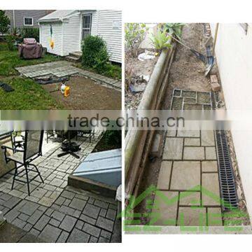 Pathmate Outdoor Decorative DIY Plastic Patio Path Cobblestone Concrete Mold(Black) photo-4