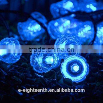 2016 New Popular Waterproof Solar Powered 20LED Bell Fairy String Light For Wedding Party Garden Christmas Tree Decoration photo-3