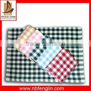 high quality 100% indian cotton tea towel white face towels made in China