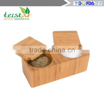 Bamboo salt and pepper box manufacturers selling innovation