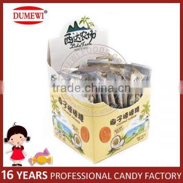 Brown Sweet OEM Printing Hard Coconut Flavor Lollipop Candy photo-5