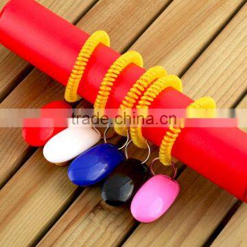 Dog Pet Click Clicker Training Obedience Agility Trainer Aid Wrist Strap photo-4