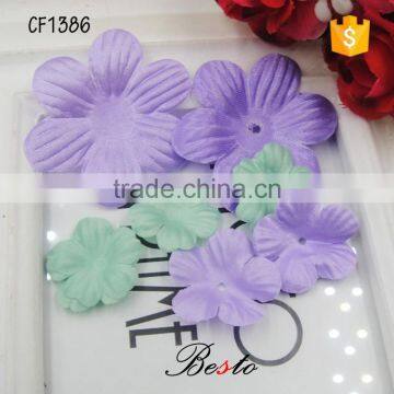 High quality decorative satin daisy petal flower for hair