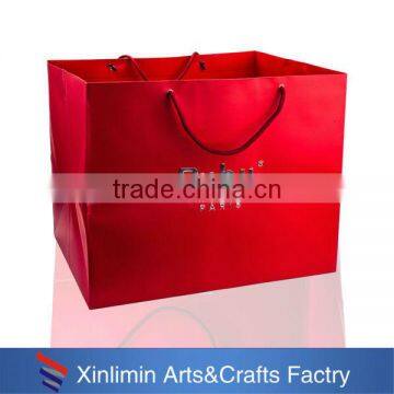 Hot sale paper bags with handles wholesale cost production paper bag