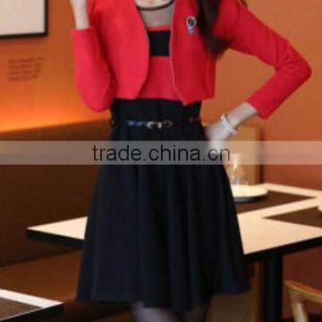 Latest Fashion A Line Lady Skirt Design, Plain Short Skirt, Women Summer Skirt photo-2