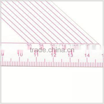 Kearing Grading Triangle Rulers Transparent Acrylic Scale Triangular Rulers With Protractor # T045 photo-6