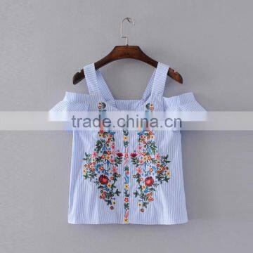 MAXINEGIO Women Emboridery Blouse Top photo-5