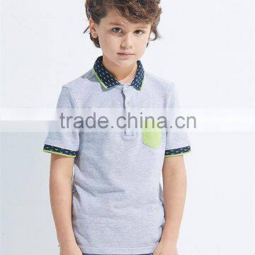 Hot Sale OEM Service 100% Cotton Good Quality Short Sleeve Polo t Shirts for Boy Kids photo-4