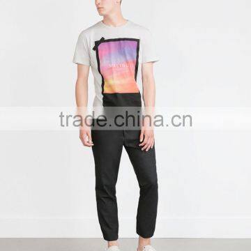 100 Percent Cotton Men t Shirt Manufacturing Printed With Colorful Patterns photo-4