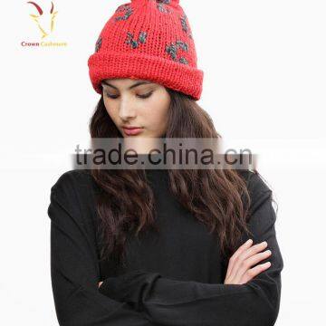 Custom Cute Womens Winter Hats Knit Beanie photo-4