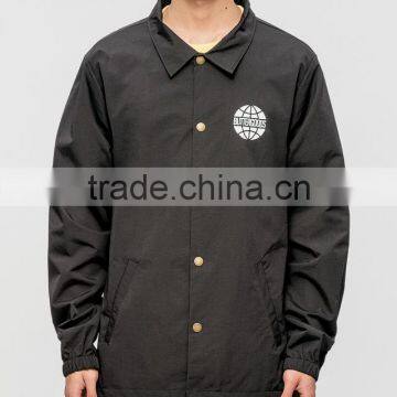 OEM Latest Design Black Cotton Spring Jacket for Men photo-5