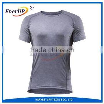 Merino Wool Short Sleeve Warm Inner Wear for Men photo-6