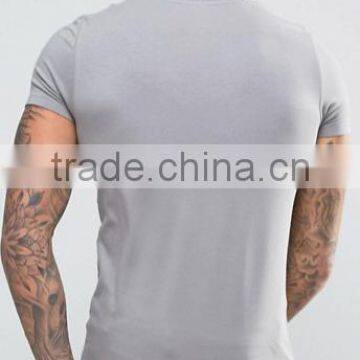 2017 Mens High Quality T Shirt Muscle Fit Scoop Neck Machine Wash OEM Service Wholesale Bulk Clothing photo-2