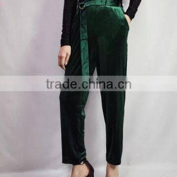 4665 Runwaylover High Waist Sexy New Design Velvet Sexy Pant photo-2