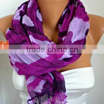 Purple Camouflage Scarf,Spring Summer Shawl Cowl Scarf Shawl Scarf Lavender Gift Ideas For Her Women Fashion Accessories Mother' photo-4