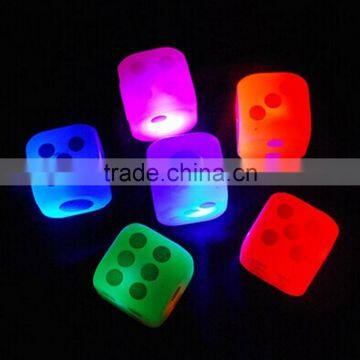 LED Flashing Dice TPR Soft Bounce Ball Light up Dice Toy photo-2