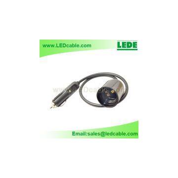 Car Cigarette Lighter with E27 Light Holder