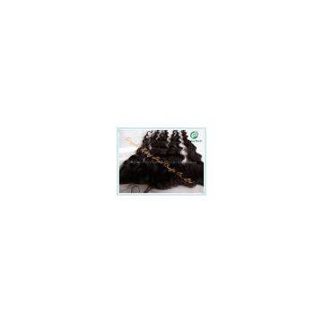 Brazilian virgin hair loose wave front lace closure , 4\