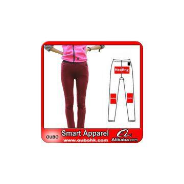 Fashion Women Leggings With Battery Heating System Electric Heating Clothing Warm OUBOHK