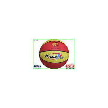 Red Yellow Multi Colored Basketballs Size 7 Standard Size And Weight