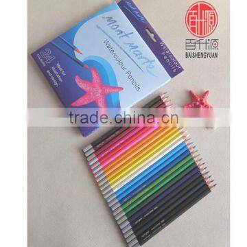 3.5''24pcs Mini Wooden Water Color Pencils With color box