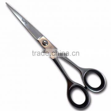 Simple With black rings style straight Barber Scissor