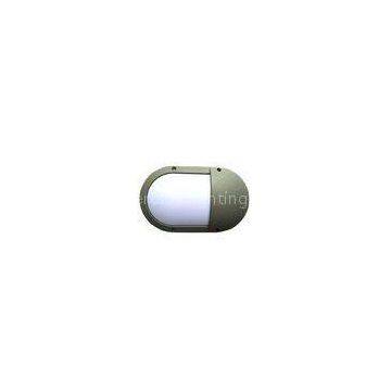 Grey Oval Outdoor LED Ceiling Light 280mm IP65 Aluminum Slim RGB Panel Light