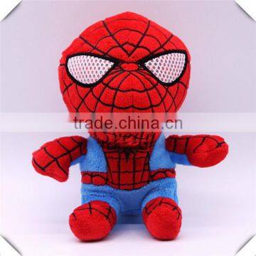 Hot selling Spider man plush stuffed toys Batman cartoon soft toy with low price for children