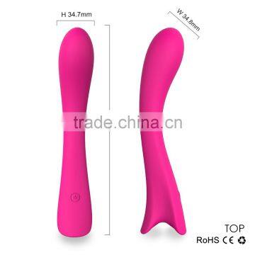 7 Speed Silicone Sexy Toys USB G-spot Vibrator 100% Waterproof 7V/420mAh Wand Massager Vibrator