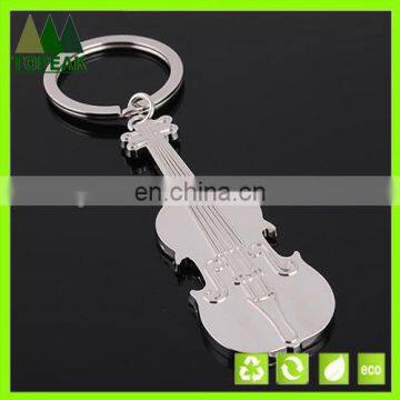 Customized Promotion gift Big Guitar design shape metal keychain