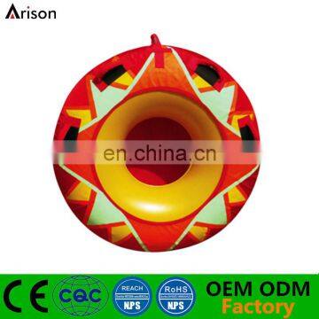 PVC inflatable ski tube inflatable snow board inflatable ski ring for snow toys