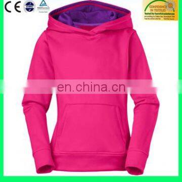 2014 pink custom made girl hoodies (OEM) - 6 Years Alibaba Experience