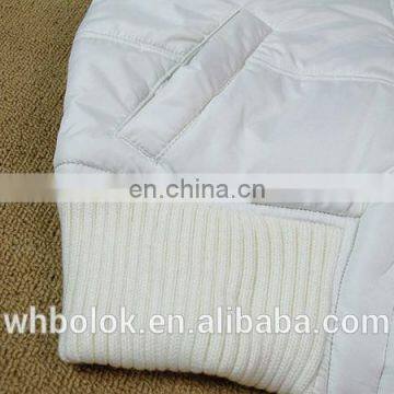 Womens Quilted White Waistcoat With Hood Padding Vest