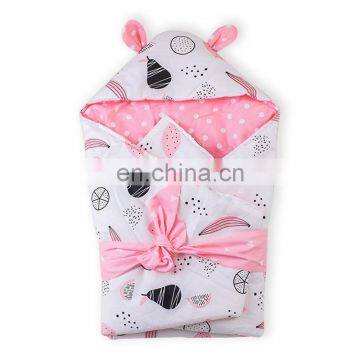 Custom Design Baby Swaddle Hot Selling Newborns Infant Wrap Set