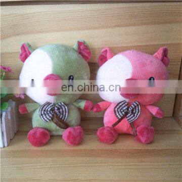 HI CE Fancy High Quality Custom Plush Valentine Pig Toy Soft Toy Keychains