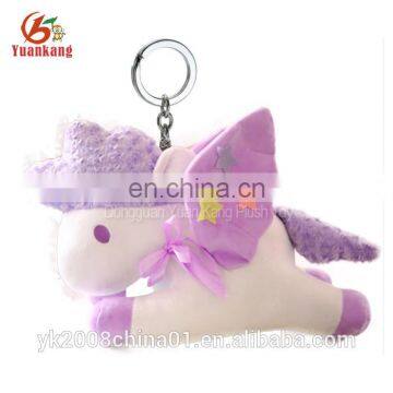 Stuffed Grey Elephant Plush Keychain Toy With Big Ears